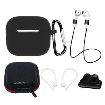 MG Case paket dodatne opreme za Apple Airpods 3, crno