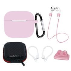 MG Case paket dodatne opreme za Apple Airpods 3, ružičasta