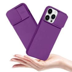 MG Privacy Lens maska za iPhone 14, ljubičasta