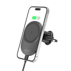 Tech-protect V1 MagSafe držač mobitela za auto 15W, crno
