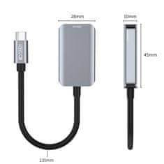 Tech-protect Ultraboost adapter USB-C / HDMI 4K, crno