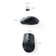 Ugreen MU006 USB bežični miš, crno