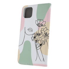 Onasi Smart Art Flower maskica ​​za Xiaomi Redmi Note 11 4G / 11s 4G, preklopna