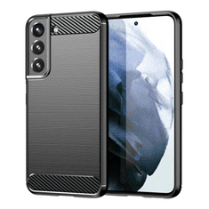 Havana maskica ​​za Galaxy S23 Plus 5G, silikonska, mat carbon black
