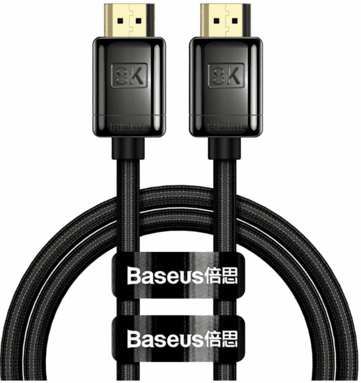 BASEUS HD kabel, HDMI, 2m, 8K 60Hz, crni (WKGQ000101)