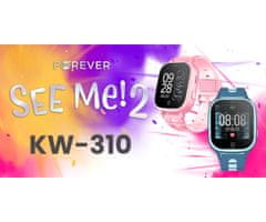 Forever See Me 2 KW-310 pametni dječji sat, plava