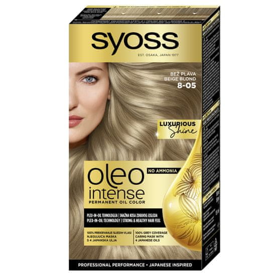 Syoss Oleo Intense boja za kosu, 8-05 bež plava