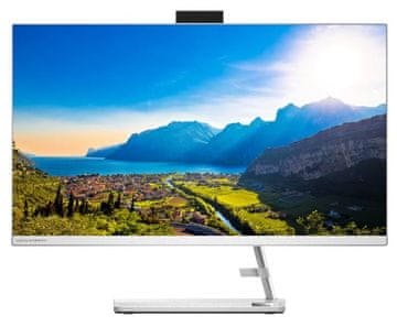 Lenovo Računalo IdeaCentre AiO 3, R7 7730U, 27FHD, 16GB, SSD512GB, UMA, W11H, bijelo (F0FY00GWSC)