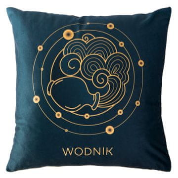 Darymex Jastučnica 40x40 Zodiac Vaš horoskopski znak VODENJAK crna