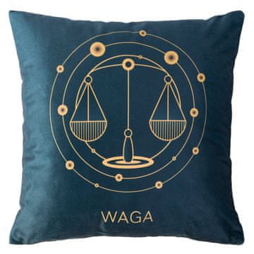 Darymex Jastučnica 40x40 Zodiac Vaš horoskopski znak VAGA crna