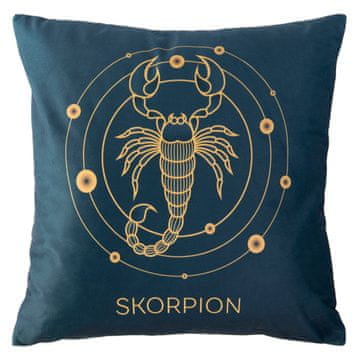 Darymex Jastučnica 40x40 Zodiac Vaš horoskopski znak Škorpion crna