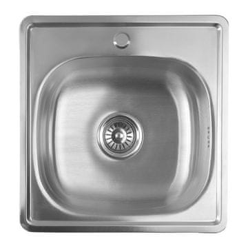 AQUALINE Ugradbeni inox sudoper 48x18x48 cm - AQUALINE