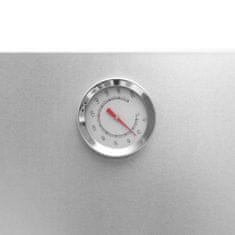 Vidaxl Pećnica s pušnicom i drvenom sječkom 44,5 x 29 x 110 cm čelična