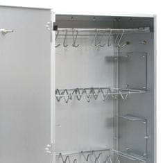 Vidaxl Pećnica s pušnicom i drvenom sječkom 44,5 x 29 x 110 cm čelična