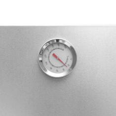 Vidaxl Pećnica s pušnicom i stolom od pocinčanog čelika