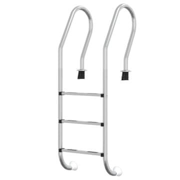 Vidaxl Ljestve za bazen 54 x 38 x 158 cm od nehrđajućeg čelika 304