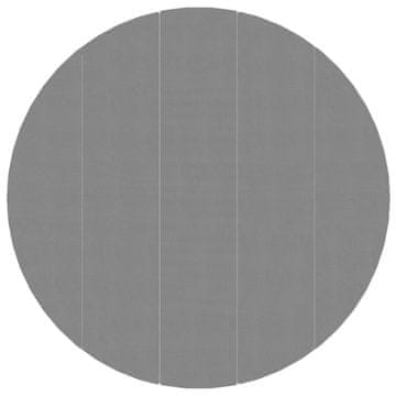 Vidaxl Platno za tlo ispod bazena svjetlosivo Ø550 cm poliesterska