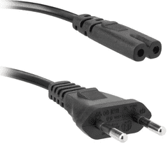 SBS Ekon strujni kabel, Euro, 1,5m, crni (ECAPOWERIT15)