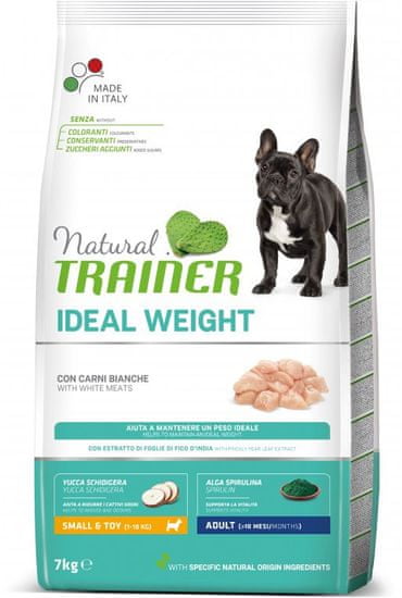 TRAINER Natural Weight Care Mini briketi za pse, perad, 7 kg