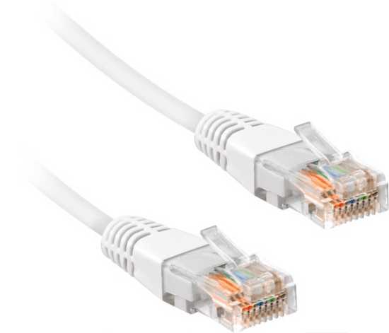 SBS Ekon mrežni kabel, Cat 5e, 0,25m, bijeli (ECITLAN5E025W)