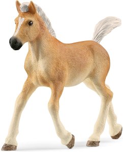 Schleich figura, ždrijebe Haflinger, 9 x 1,9 x 7 cm