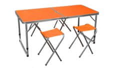 Aga Kamping set na sklapanje Narančasti