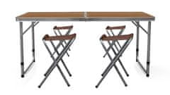 Aga Kamping set na sklapanje Smeđi