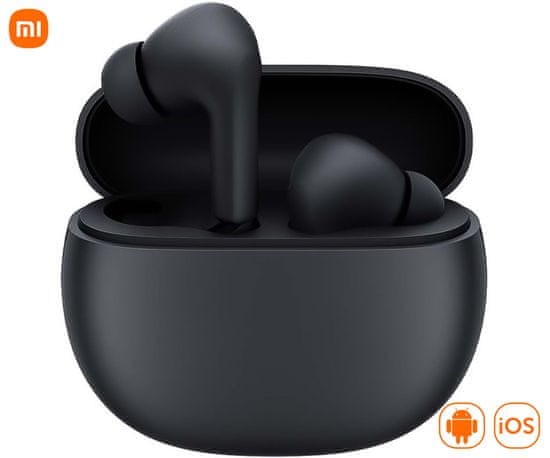 Xiaomi Redmi Buds 4 Active bežične slušalice, BT 5.3, TWS, Type-C, crna