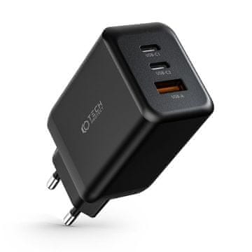 Tech-protect Multi Port punjač USB / 2x USB-C QC 65W, crno