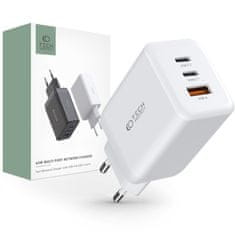 Tech-protect Multi Port punjač USB / 2x USB-C QC 65W, bijela