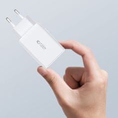 Tech-protect Multi Port punjač USB / 2x USB-C QC 65W, bijela
