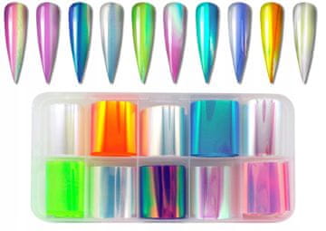10xTRANSFER FOLIJA 10x2,5cm SET SIRENA OD OPALNE BOJE
