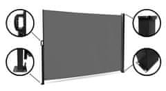 Aga Bočna tenda 1,6x3 m Tamno siva