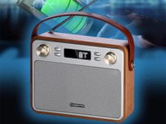 Manta RDI915X Capri, Retro, Radio FM, Bluetooth, punjiva baterija