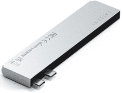 Satechi Pro Slim priključna stanica, 1xUSB4,1xHDMI,2xUSB-A,SD/MicroSD, srebrna (ST-HUCPHSS)