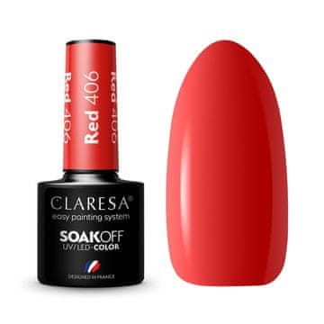 Claresa hibridni lak crveni 406 5g