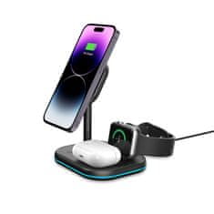 Tech-protect A27 MagSafe bežični punjač za telefon / Apple Watch / Airpods, crno