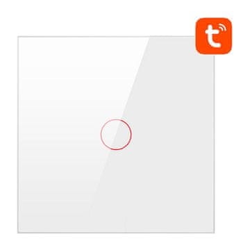 Avatto Pametni prekidač za svjetlo WiFi Avatto TS02-EU-W1 1-smjerni TUYA (bijeli)