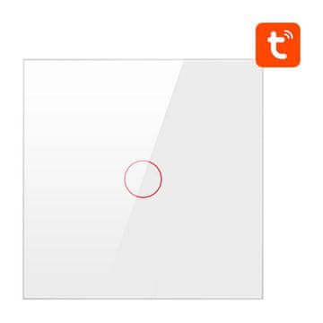 Avatto Pametni prekidač za svjetlo ZigBee Avatto ZTS02-EU-W1 1-smjerni TUYA (bijeli)