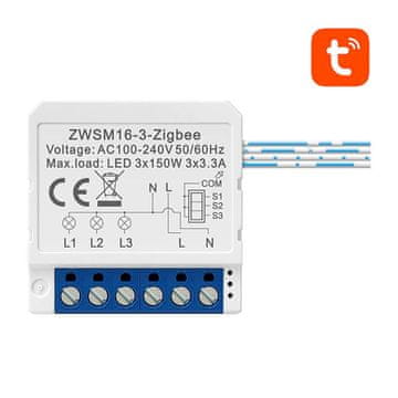 Avatto Modul pametnog prekidača ZigBee Avatto ZWSM16-W3 TUYA