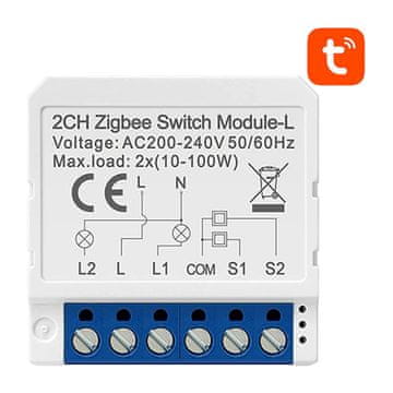 Avatto Modul pametnog prekidača ZigBee Avatto LZWSM16-W2 Bez neutralnog TUYA