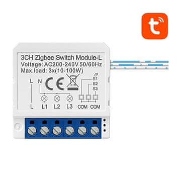 Avatto Modul pametnog prekidača ZigBee Avatto LZWSM16-W3 Bez neutralnog TUYA