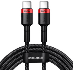 BASEUS podatkovni kabel USB-C - USB-C, 100 W, 2 m (CATKLF-AL91)