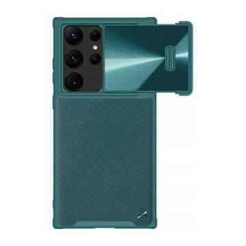 Nillkin Nillkin CamShield kožna S maskica za Samsung Galaxy S23 Ultra (žuto zelena)