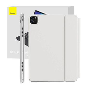 BASEUS Futrola s tipkovnicom Pro Baseus Brilliance za iPad 12.9&quot; (2018/2020/2021) (bijela)