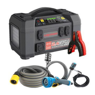 Lokithor Lokithor AW401 Jump Starter / Booster 2500A + Powerbank 20000mAh + kompresor + bljeskalica + Power Wash 5-u-1 uređaj