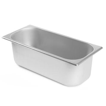 Hendi Profesionalna posuda za sladoled od nehrđajućeg čelika 360x165x120mm kapaciteta 5L - 807019