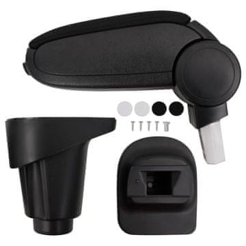 Vidaxl Naslon za ruke za automobil crni 14 x 35 x (37 - 53) cm ABS