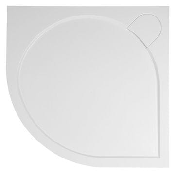 Gelco GELCO ARCA tuš kada od lijevanog mramora, bijela, polukrug, 90x90 cm, R550