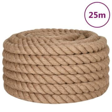 Vidaxl Uže od jute dužina 25 m debljina 36 mm